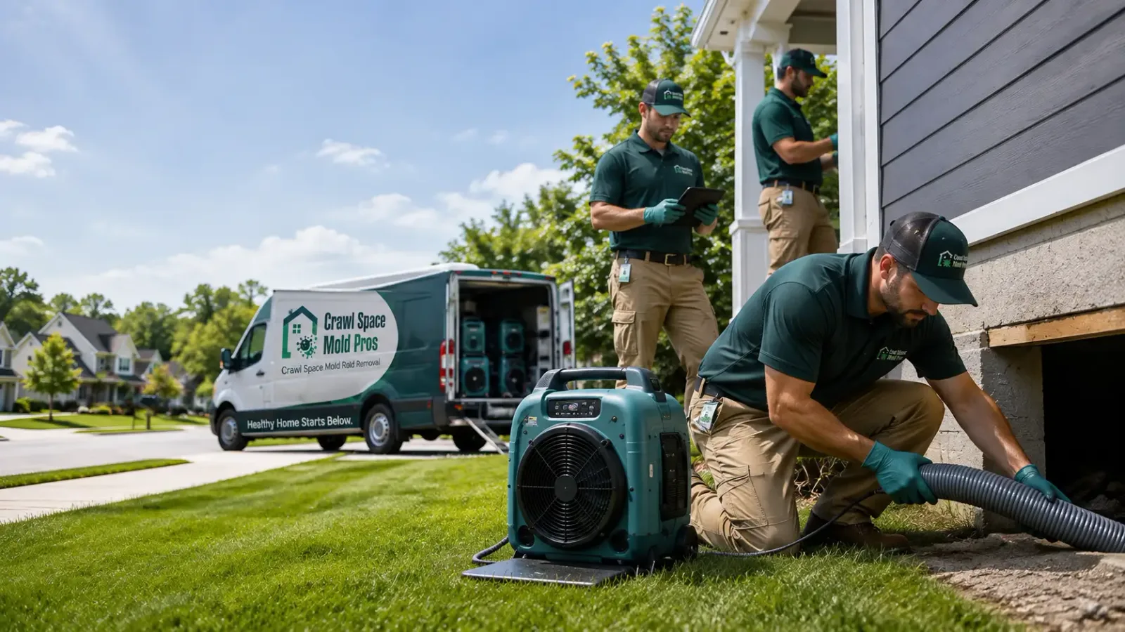 Crawl Space Mold Removal in Sherwood, AR